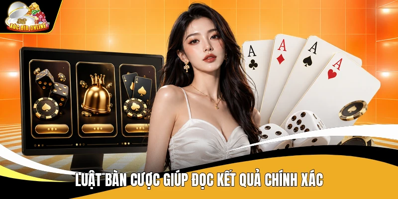 Luật bàn cược giúp đọc kết quả chính xác