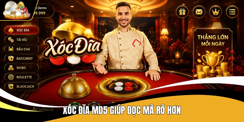 Xóc đĩa md5 giúp đọc mã rõ hơn
